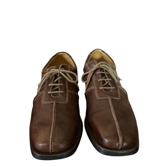 Sandro Brown Leather Oxfords - Picture 5 of 10